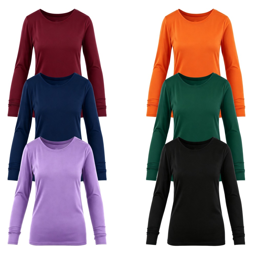 Langarm-Unterhemd mit Rundhals – Undershirt Crew Neck Bewertung und Preis